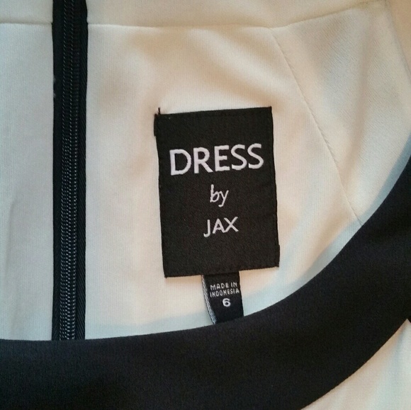 NWOT Dress byJax | Ivory/Black Tiered Seamed Dress - Picture 4 of 8